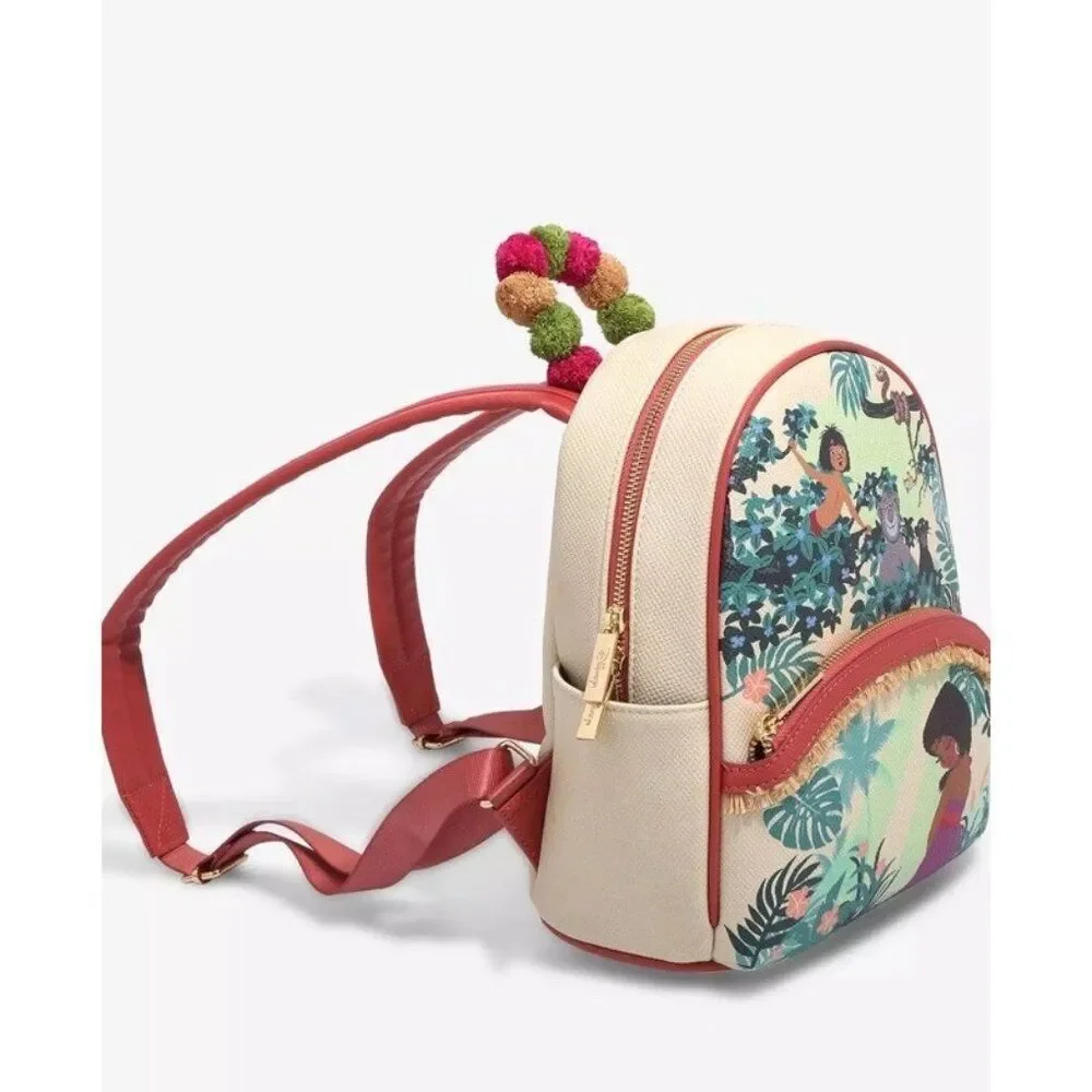 Danielle Nicole Disney Jungle Book Mowgli & Shanti Baloo Mini Backpack NWT